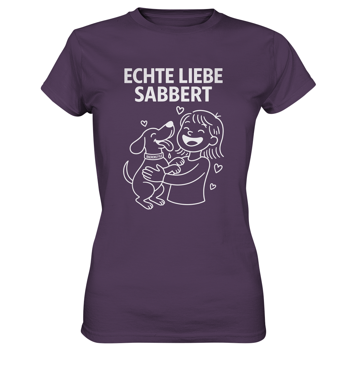 Echte Liebe sabbert - Damen Premium Shirt Urban Purple / XS