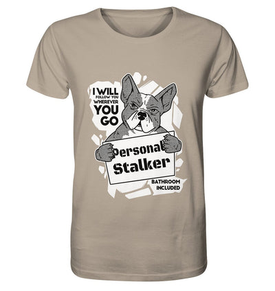 Französische Bulldogge - Personal Stalker - Organic Shirt Desert Dust / XS