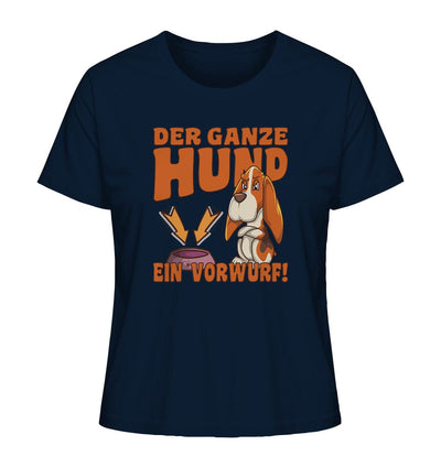 Jagdhund - Der ganze Hund ein Vorwurf - Ladies Organic Shirt French Navy / XS