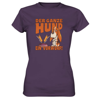Jagdhund - Der ganze Hund ein Vorwurf - Ladies Premium Shirt Urban Purple / XS