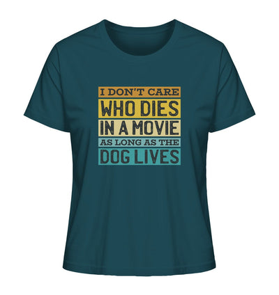 Kino meets Hund - I don't care who dies in a movie... - Ladies Organic Shirt Stargazer / XS