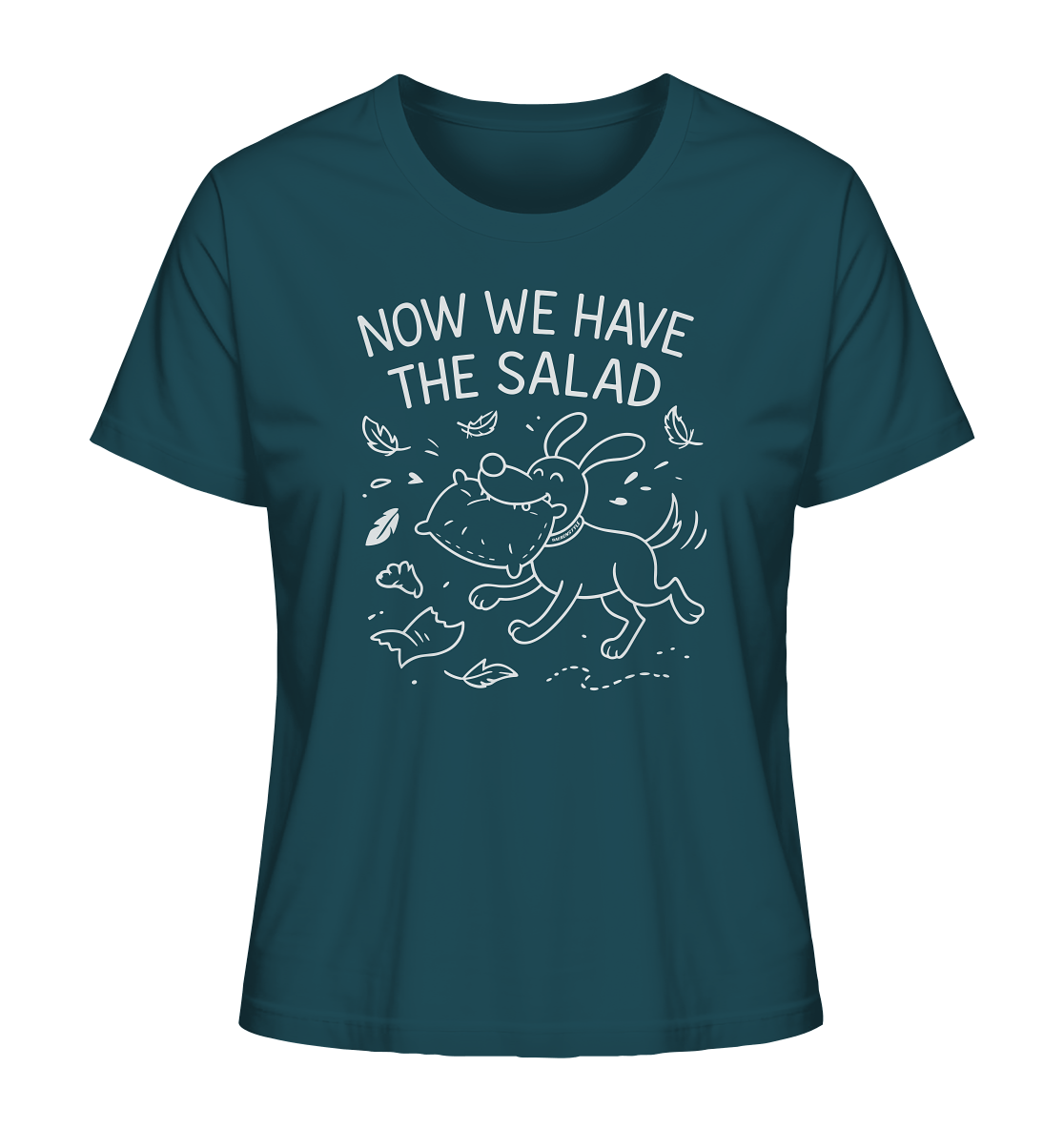 Ladies Organic Shirt – Now we have the salad – Hund & Chaos auf deinem Shirt Stargazer / XS