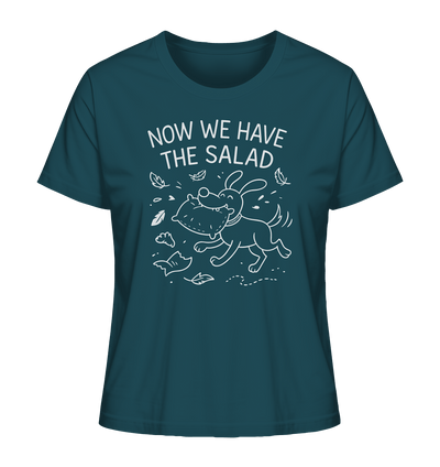 Ladies Organic Shirt – Now we have the salad – Hund & Chaos auf deinem Shirt Stargazer / XS