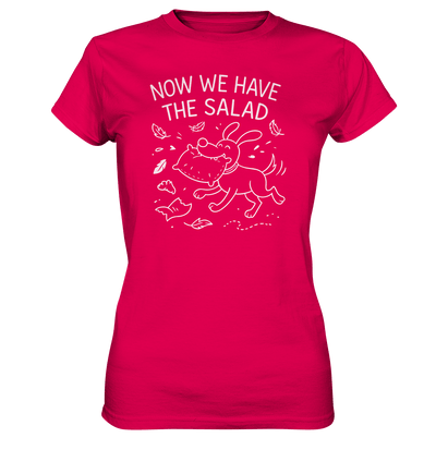 Ladies Premium Shirt – Now we have the salad – Hund & Chaos auf deinem Shirt Sorbet / XS
