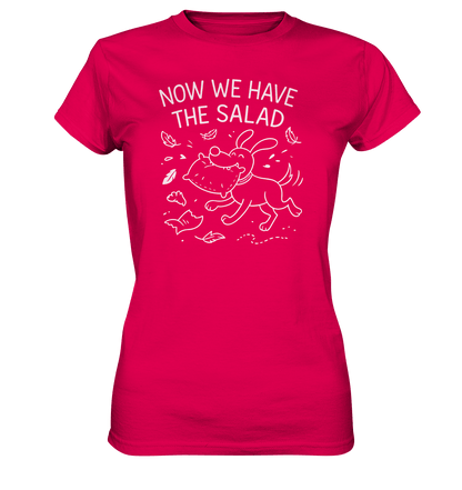 Ladies Premium Shirt – Now we have the salad – Hund & Chaos auf deinem Shirt Sorbet / XS