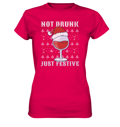 Not drunk, just festive - Weinliebhaber - Ladies Premium Shirt Sorbet / XS