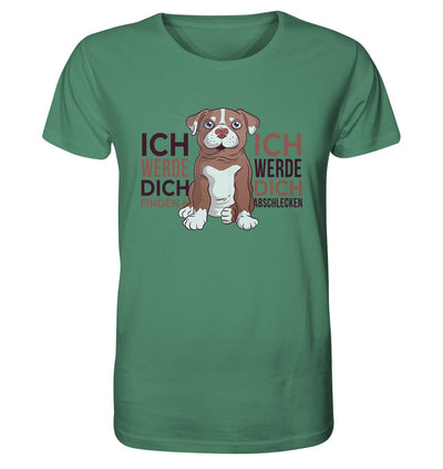 Pitbull - Ich werde dich finden und abschlecken - Organic Shirt Green Bay / XS
