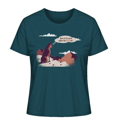 Schäferhund in den Bergen - Ladies Organic Shirt Stargazer / XS