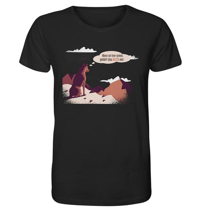 Schäferhund in den Bergen - Organic Shirt Black / XS