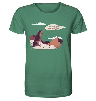 Schäferhund in den Bergen - Organic Shirt Green Bay / XS