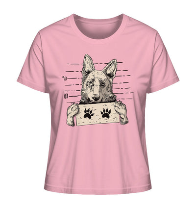 Schäferhund - Mugshot - Ladies Organic Shirt Cotton Pink / XS