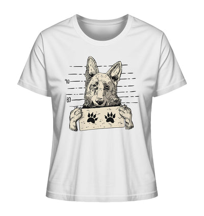 Schäferhund - Mugshot - Ladies Organic Shirt White / XS