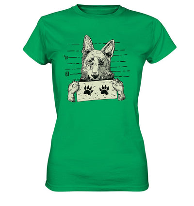 Schäferhund - Mugshot - Ladies Premium Shirt Kelly Green / XS