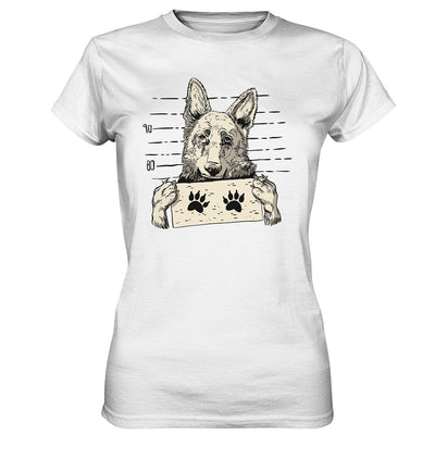 Schäferhund - Mugshot - Ladies Premium Shirt White / XS