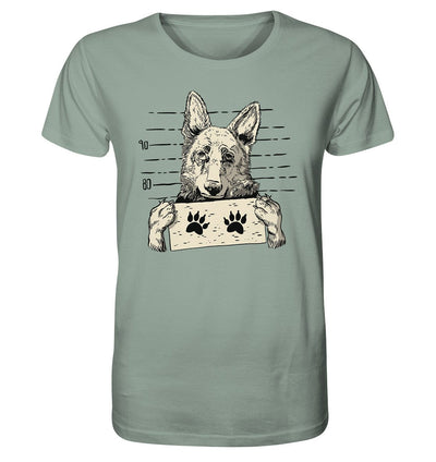 Schäferhund - Mugshot - Organic Shirt Aloe / XS