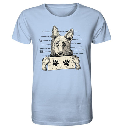 Schäferhund - Mugshot - Organic Shirt Blue Soul / XS
