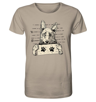 Schäferhund - Mugshot - Organic Shirt Desert Dust / XS