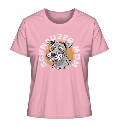 Schnauzer Mom - Ladies Organic Shirt Cotton Pink / XS