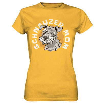 Schnauzer Mom - Ladies Premium Shirt Gold / XS