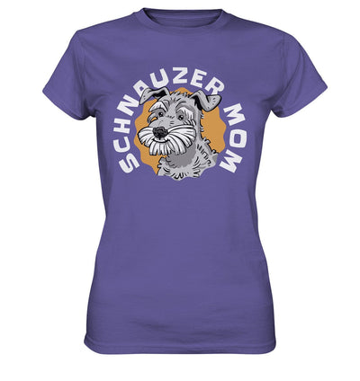 Schnauzer Mom - Ladies Premium Shirt Millenial Lilac / XS