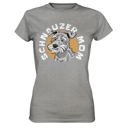 Schnauzer Mom - Ladies Premium Shirt Sports Grey (meliert) / XS