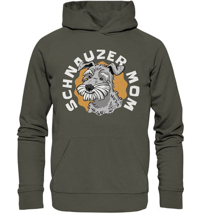 Schnauzer Mom - Organic Hoodie Khaki / XS