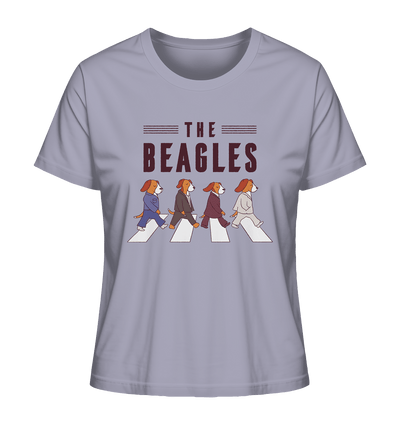 The Beagles - Coole Beagle-Hunde on the walk - Ladies Organic Shirt Lavender / XS