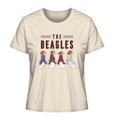 The Beagles - Coole Beagle-Hunde on the walk - Ladies Organic Shirt Natural Raw / XS