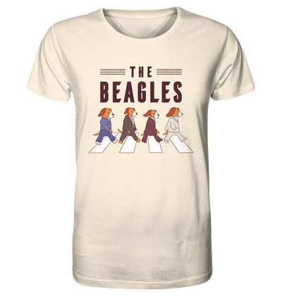 The Beagles - Coole Beagle-Hunde on the walk - Organic Shirt Natural Raw / XS