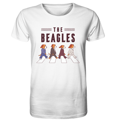 The Beagles - Coole Beagle-Hunde on the walk - Organic Shirt White / XS