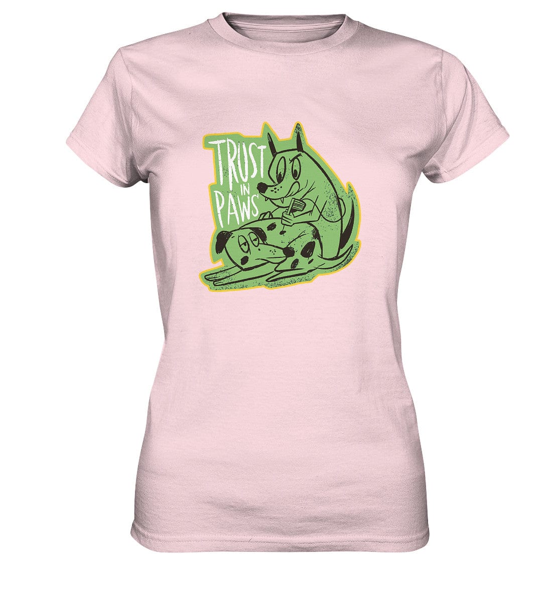 Trust in Paws - Tattooing Dogs - Ladies Premium Shirt Orchid Pink / XS