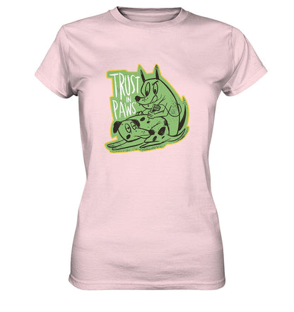 Trust in Paws - Tattooing Dogs - Ladies Premium Shirt Orchid Pink / XS