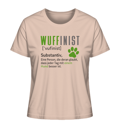 Wuffinist - Ladies Organic Shirt Fraiche Peche / XS