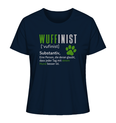 Wuffinist - Ladies Organic Shirt French Navy / XS