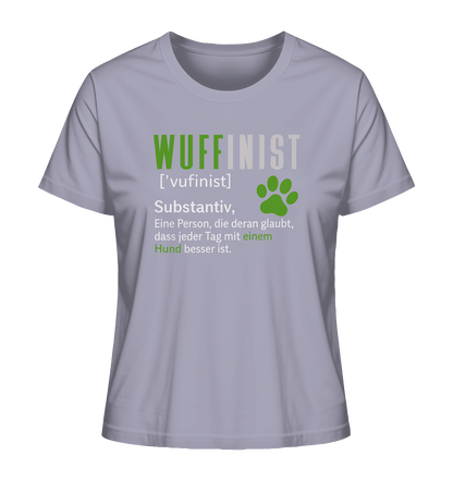 Wuffinist - Ladies Organic Shirt Lavender / XS
