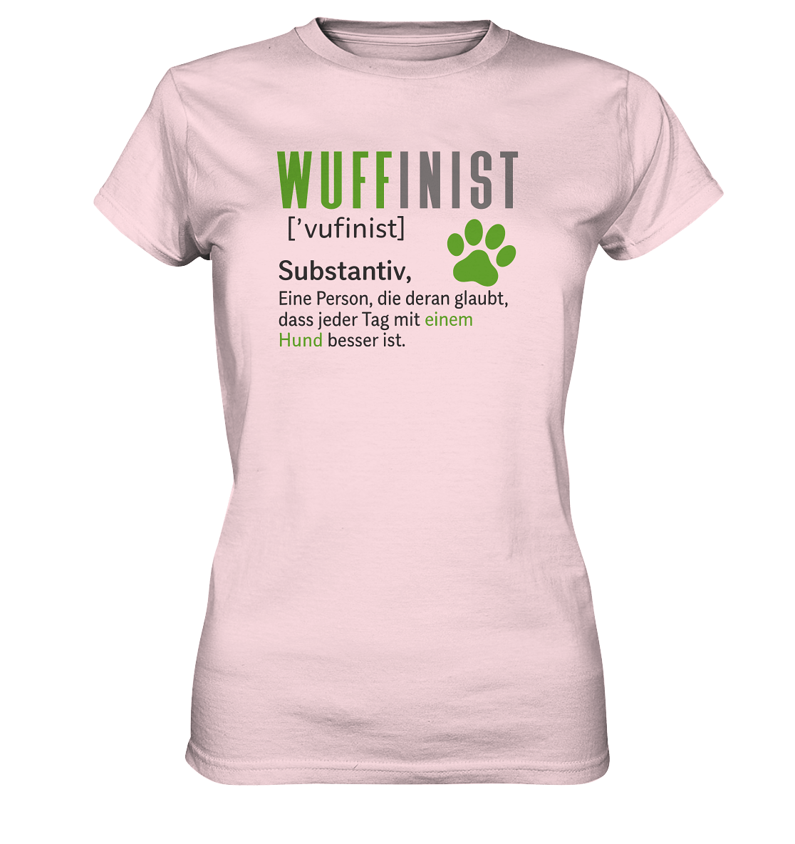 Wuffinist - Ladies Premium Shirt Orchid Pink / XS