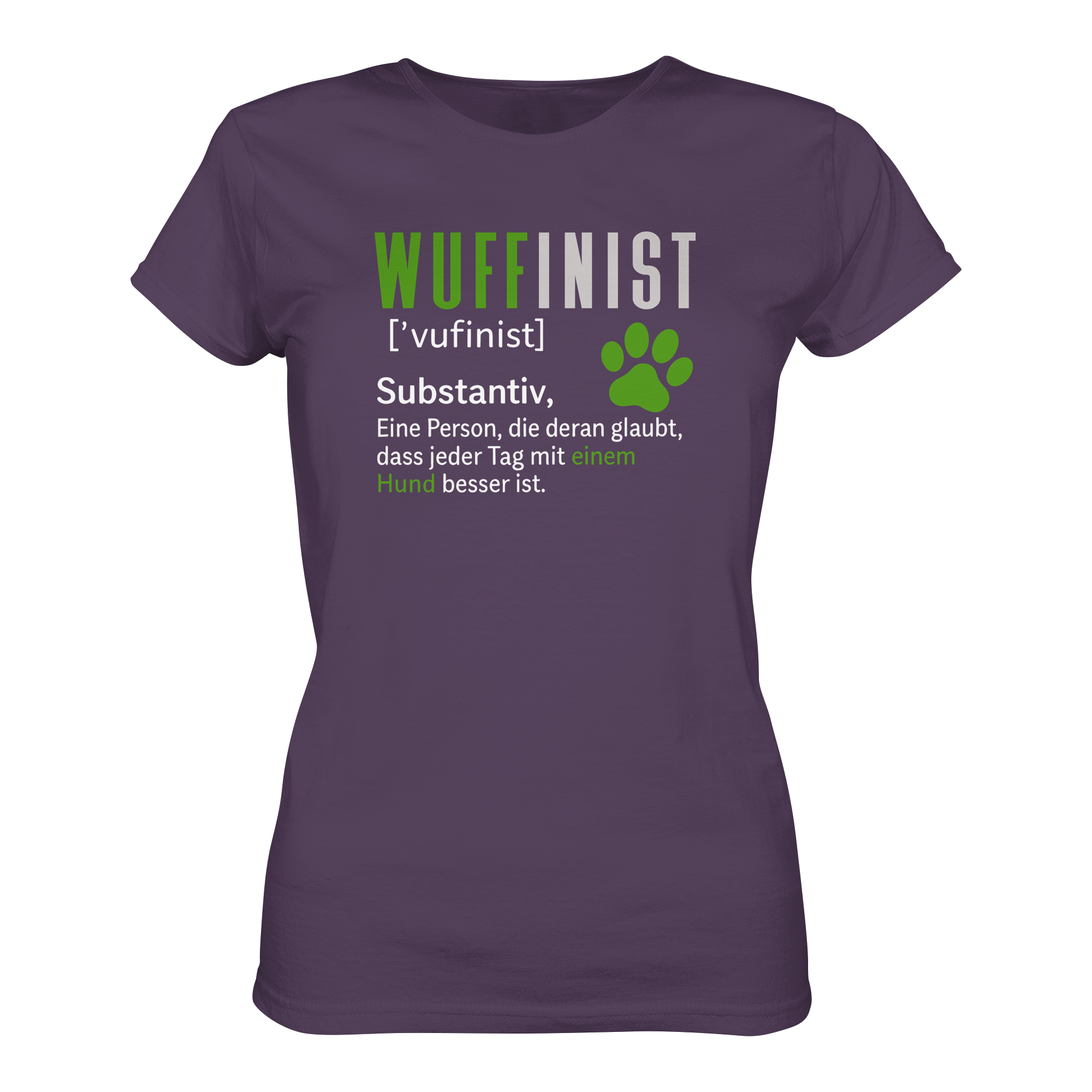 Wuffinist - Ladies Premium Shirt Urban Purple / XS