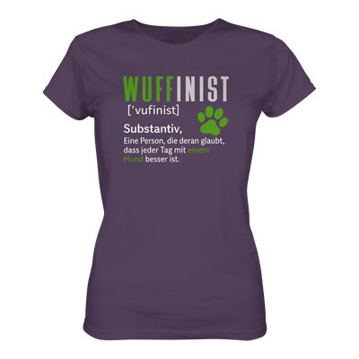 Wuffinist - Ladies Premium Shirt Urban Purple / XS