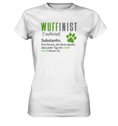 Wuffinist - Ladies Premium Shirt White / XS