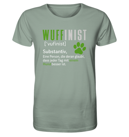 Wuffinist - Organic Shirt Aloe / XS