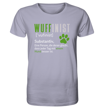 Wuffinist - Organic Shirt Lavender / XS