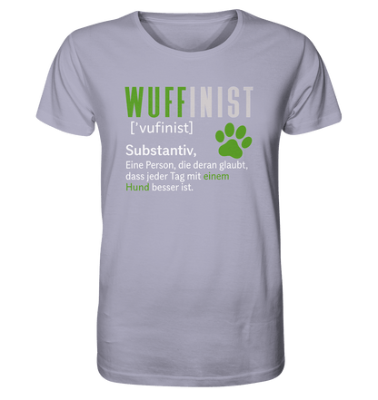 Wuffinist - Organic Shirt Lavender / XS