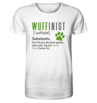 Wuffinist - Organic Shirt White / XS